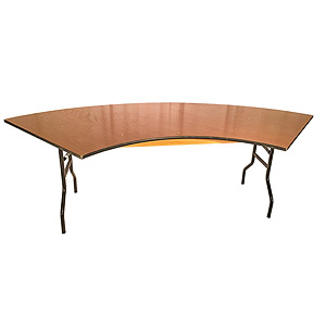 8-ft Serpentine Table