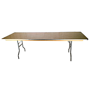 8-ft x 30-ft Folding Table (Seats 6-8)