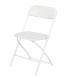 White Vinyl Folding Chair
