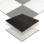 Black, White, B&W 15'x15' Dance Floor