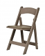 Grey Resin Folding Chair
