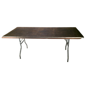 6-ft x 30-ft Folding Table (Seats 4-6)