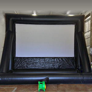 Small Blowup Movie Screen (16-ft x 9-ft)